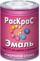 Эмаль ПФ-115 шоколадная (0,9кг) РАСКРАС КВИЛ